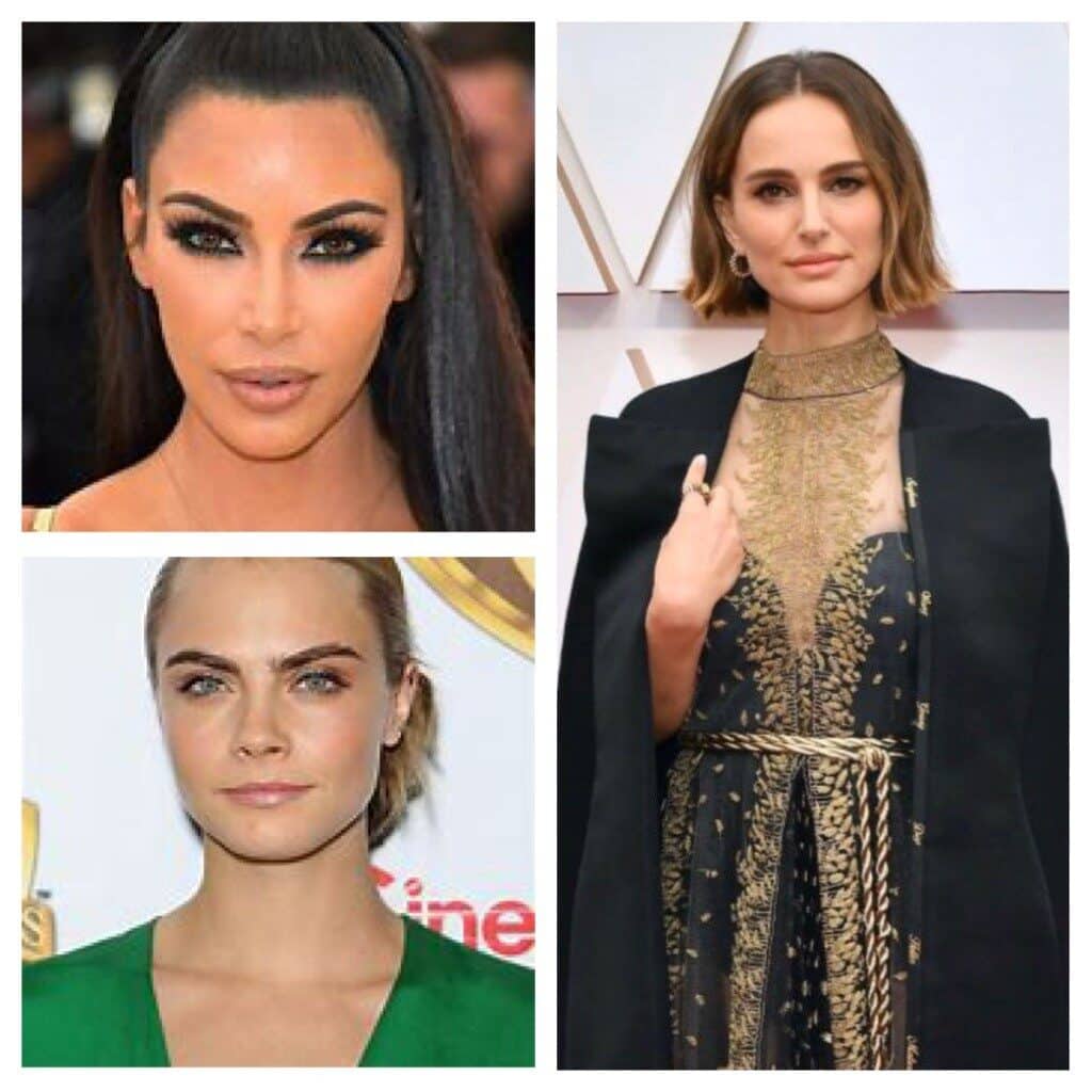 Eyebrow trends through the decades