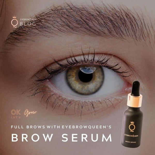 Full brows with EyebrowQueen’s Brow Serum | EyebrowQueen
