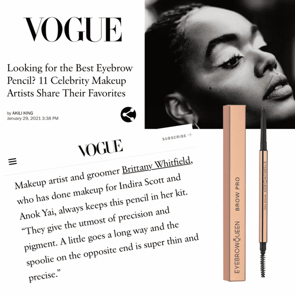 Eyebrowqueen’s Brow Pro as featured in VOGUE